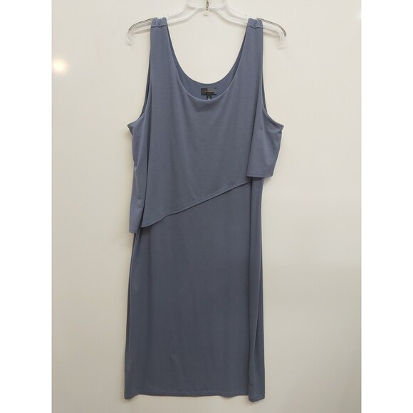 Women's The Limited Blue Sleeveless Midi Dress size 2x - Picture 1 of 10